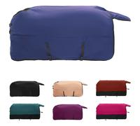 Vidaxl Couverture Équine Vert Foncé Et Noir 125 Cm Polyester