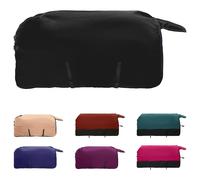 Vidaxl Couverture Équine Vert Foncé Et Noir 155 Cm Polyester