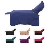 Vidaxl Couverture Équine Vert Foncé Et Noir 155 Cm Polyester