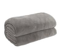 vidaXL – Couverture lestée avec housse – Gris 122 x 183 cm, 5 kg – Tissu
