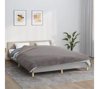 vidaXL Couverture lestée avec housse Gris 200x200 cm 13 kg Tissu