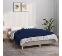 vidaXL Couverture lestée Bleu 120x180 cm 5 kg Tissu