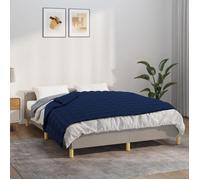 vidaXL Couverture lestée Bleu 122x183 cm 5 kg Tissu 3154793