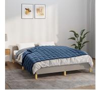 vidaXL Couverture lestée Bleu 122x183 cm 9 kg Tissu 3154848
