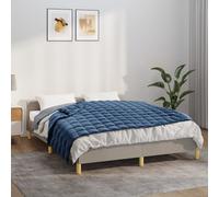 vidaXL Couverture lestée Bleu 140x200 cm 10 kg Tissu