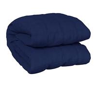 vidaXL Couverture lestée Bleu 220x230 cm 11 kg Tissu, Couverture, Couverture Couette, Couverture apaisante, literie, Couverture lestée pour l'anxiété