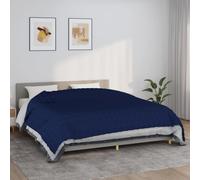 Couverture lestée Bleu 220x260 cm 15 kg Tissu