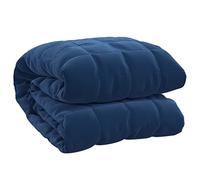 vidaXL Couverture lestée Bleu 235x290 cm 15 kg Tissu, Couverture, Couverture Couette, Couverture apaisante, literie, Couverture lestée pour l'anxiété