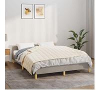 vidaXL Couverture lestée Crème clair 122x183 cm 5 kg Tissu 3154865