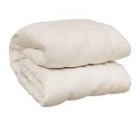 vidaXL Couverture lestée 140x200 cm 6 kg Crème clair Tissu