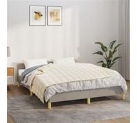 vidaXL Couverture lestée Crème clair – Tissu 152x203 cm, 11 kg