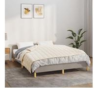 vidaXL Couverture lestée Crème clair 152x203 cm 7 kg Tissu 3154873