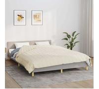 Couverture lestée Crème clair 220x240 cm 15 kg Tissu