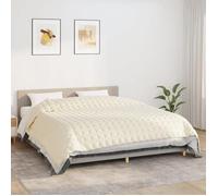Couverture Lestée Literie Couette Housse Lit Adulte Chambre Maison Tissu vidaXL
