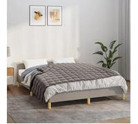 vidaXL Couverture lestée Gris 135x200 cm 6 kg Tissu 3154831