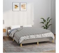vidaXL Couverture lestée Tissu Gris 137x200 cm 10 kg