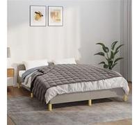 vidaXL Couverture lestée Gris 137x200 cm 10 kg Tissu, couverture, couverture couette, couverture apaisante, literie, couverture lestée pour l'anxiété 3154835 Gris