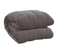 vidaXL Couverture lestée Gris 138 x 200 cm 10 kg Tissu