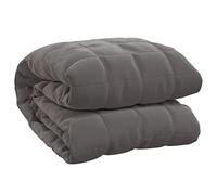 vidaXL Couverture lestée 152x203 cm 11 kg Gris Tissu