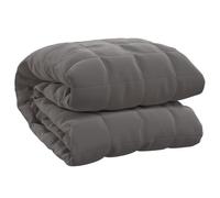 vidaXL Couverture lestée Gris 155x220 cm 11 kg Tissu, Couverture, Couverture Couette, Couverture apaisante, literie, Couverture lestée pour l'anxiété
