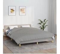 vidaXL Couverture lestée Gris 200x200 cm 13 kg Tissu 350725