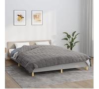 vidaXL Couverture lestée Gris 200x220 cm 9 kg Tissu 3154839