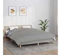 Couverture lestée Gris 200x225 cm 9 kg Tissu, couverture, couverture couette, couverture apaisante, literie, couverture lestée pour l'anxiété