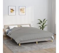 vidaXL Couverture lestée Gris 220x230 cm 15 kg Tissu