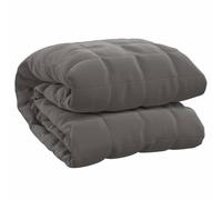 vidaXL Couverture lestée apaisante Gris 220x235 cm 11 kg Tissu