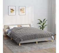 Vidaxl Couverture Lestée Gris 220x235 Cm 15 Kg Tissu