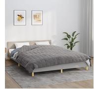 vidaXL Couverture lestée 3154846 220x240 cm 15 kg Gris Tissu