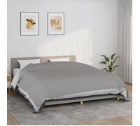 vidaXL Couverture lestée Gris 220x260 cm 11 kg Tissu 350730