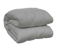 vidaXL Couverture lestée 220x260 cm Gris 15 kg – Tissu apaisant pour l'anxiété