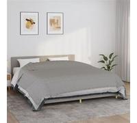 Couverture lestée Gris 220x260 cm 15 kg Tissu, couverture, couverture couette, couverture apaisante, literie, couverture lestée pour l'anxiété