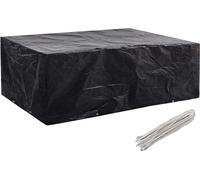 vidaXL Couverture pour meubles de jardin 8 oeillets 242x162x100 cm