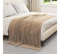 Vidaxl Couvertures À Jeter 6 Pcs Camel 150 X 200 Cm Toison