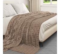 Vidaxl Couvertures À Jeter 6 Pcs Camel 270 X 240 Cm Toison