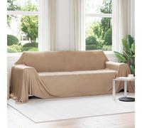Vidaxl Couvertures À Jeter 6 Pcs Camel 350 X 270 Cm Toison