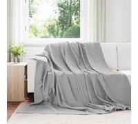 Vidaxl Couvertures À Jeter 6 Pcs Gris 270 X 240 Cm Toison