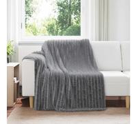 Vidaxl Couvertures À Jeter 6 Pcs Gris Foncé 200 X 150 Cm Toison