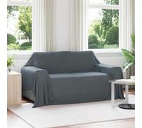 Vidaxl Couvertures À Jeter 6 Pcs Gris Foncé 280 X 210 Cm Toison
