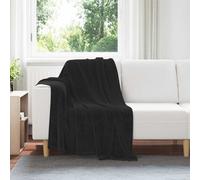 Vidaxl Couvertures À Jeter 6 Pcs Noir 130 X 150 Cm Toison