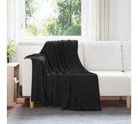 Vidaxl Couvertures À Jeter 6 Pcs Noir 170 X 130 Cm Toison