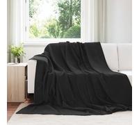 Vidaxl Couvertures À Jeter 6 Pcs Noir 220 X 240 Cm Toison