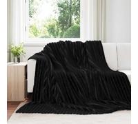 Vidaxl Couvertures À Jeter 6 Pcs Noir 240 X 220 Cm Toison