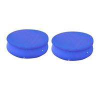 vidaXL Couvertures de piscines rondes hors sol de 360-367 cm 2 pcs