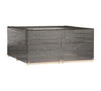 vidaXL Couvertures pour meubles de jardin 2 pcs. 16 oeillets 205x205x90cm Carré