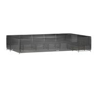 vidaXL Couvertures pour meubles de jardin 2 pcs. 16 oeillets 325x205x60 cm Rectangulaire