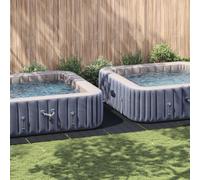 vidaXL Couvre-Piscine Rectangulaire Noir Plastique 999 x 500 cm
