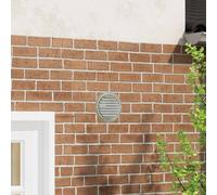 Vidaxl Couvre-Vent Air 4 Pcs Argent 150 Mm Acier Inoxydable